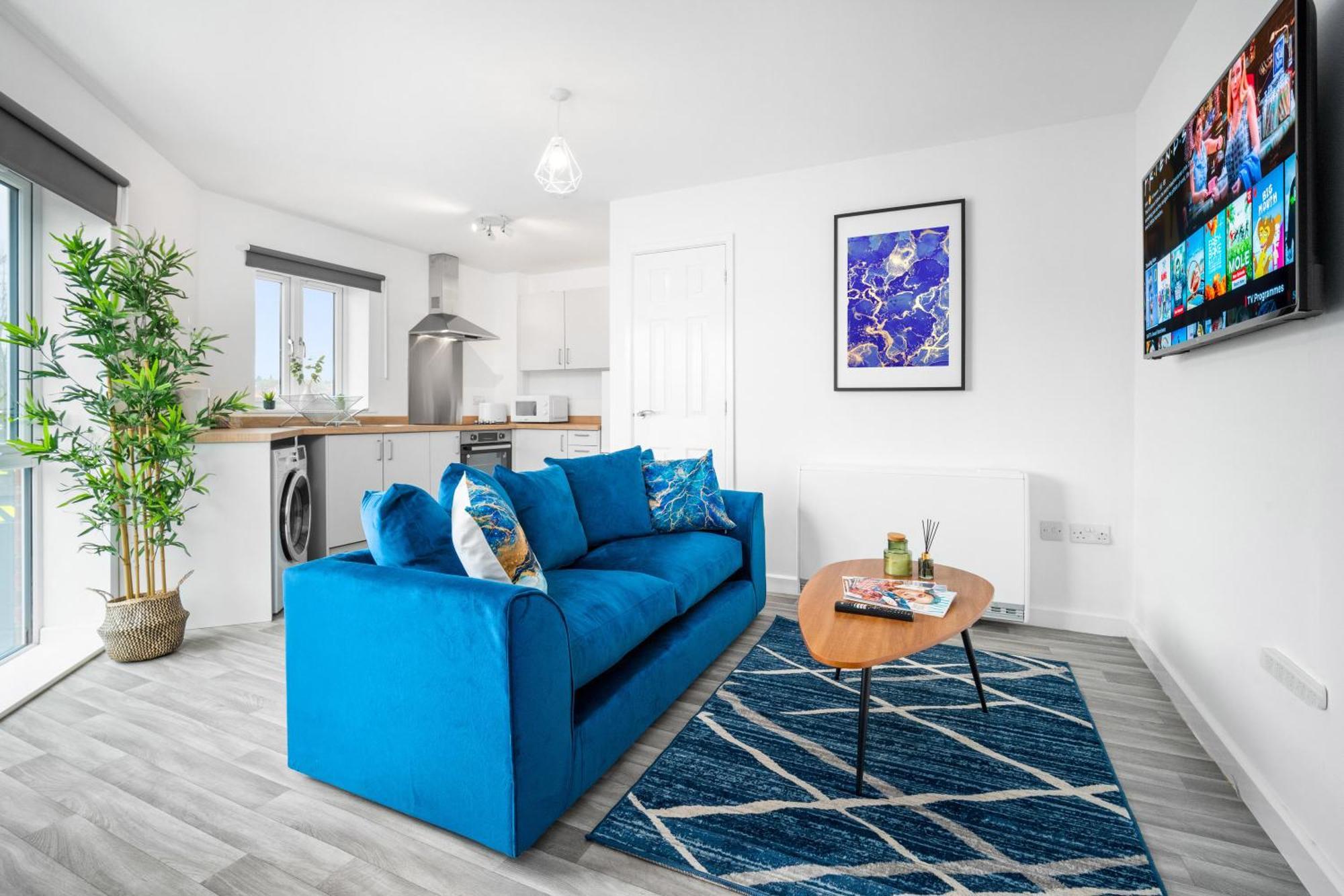 New 2 Bedroom Deluxe Apartment - Parking - Wifi & Netflix - Top Rated - 50C Cradley Heath Ngoại thất bức ảnh